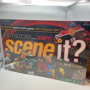 Scene It ESPN Sports Trivia NFL MLB NBA NHL DVD Game SEALED!